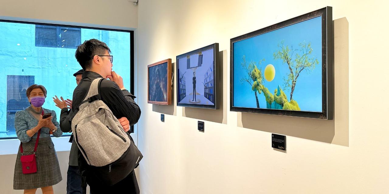 富邦藝庭定義未來生成式 AI 創作展作品畫面